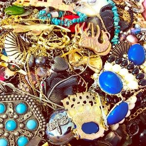 Jewelry Lot Broken Junk Drawer 7lbs